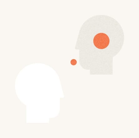 Human and AI profile marks