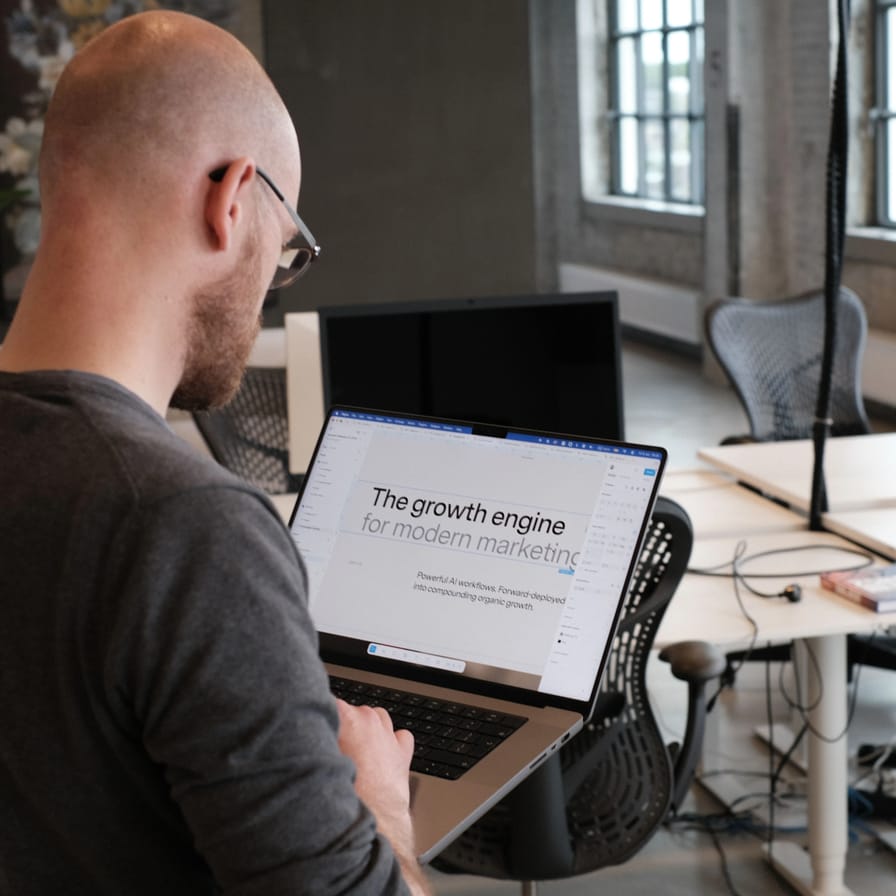 Werken zonder bureau