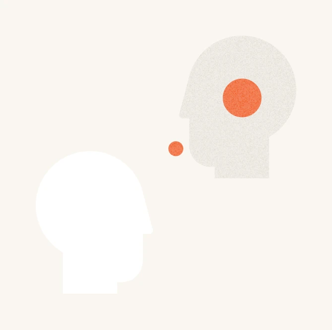 Human and AI profile marks
